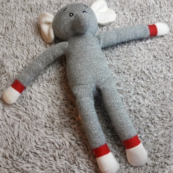 Ganz Other - 🔥Ganz Gray Sock Elephant Stuffed Plush Gray Flop